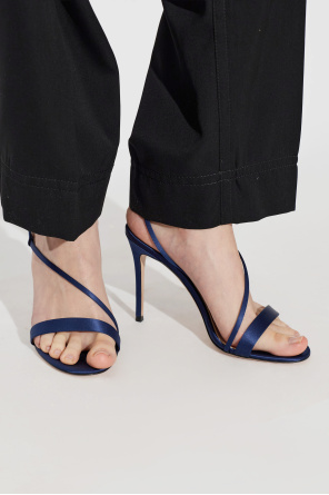 Satin heeled sandals "manhattan" od Gianvito Rossi