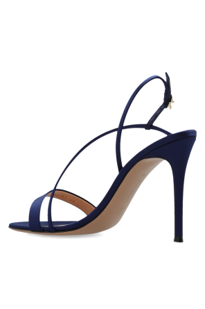 Gianvito Rossi Sandalias de tacón de satén "Manhattan"
