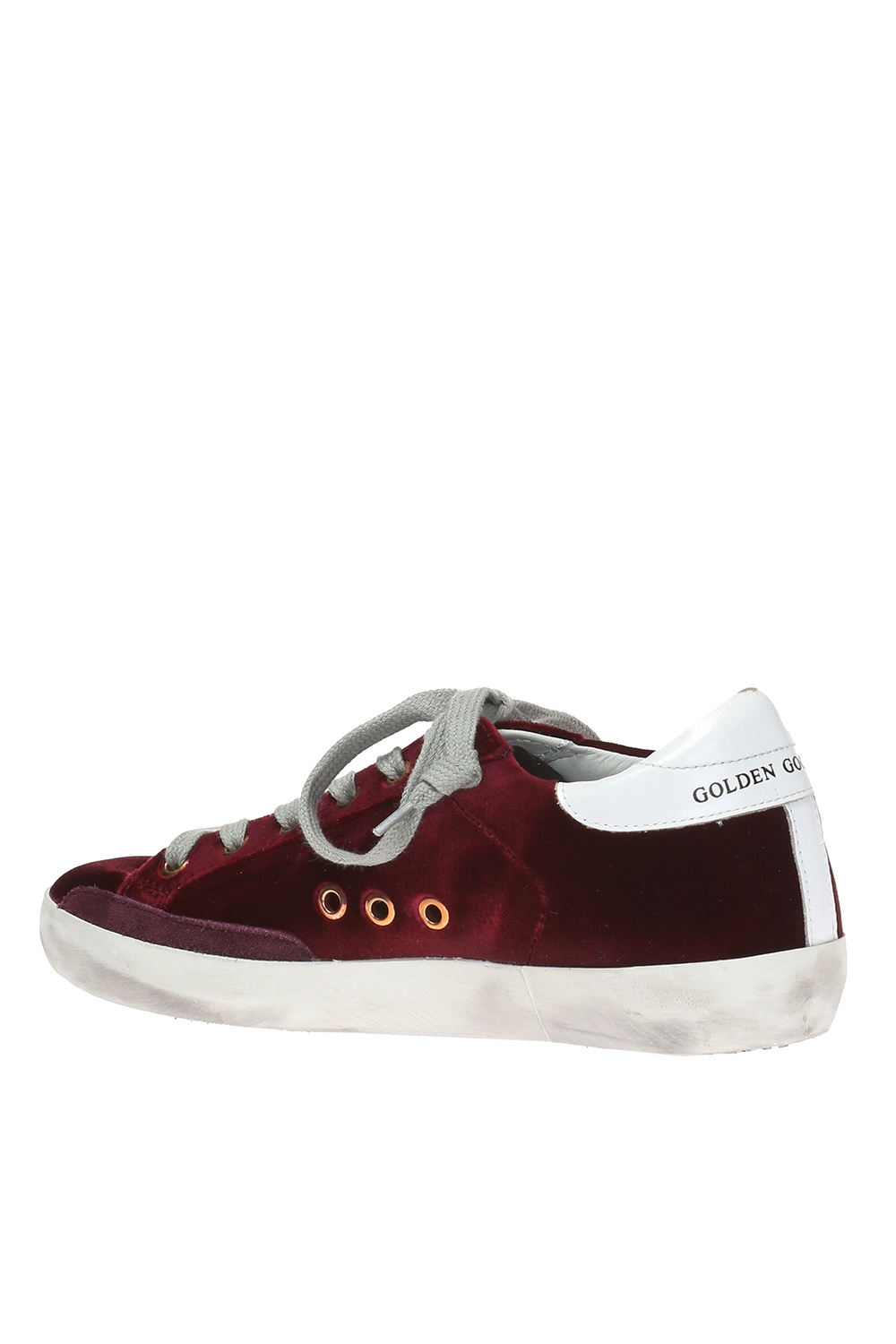 golden goose burgundy velvet