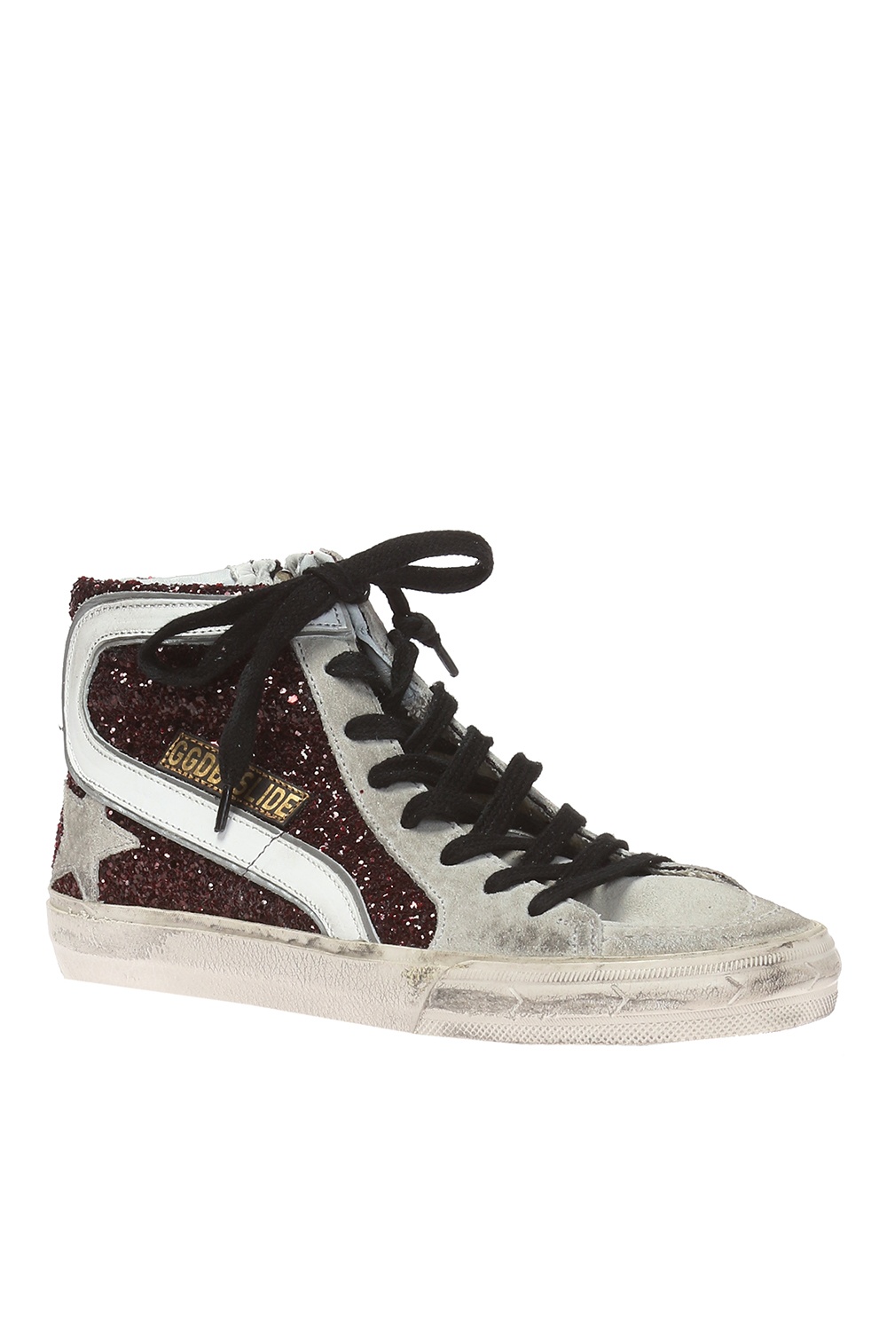 golden goose glitter high tops