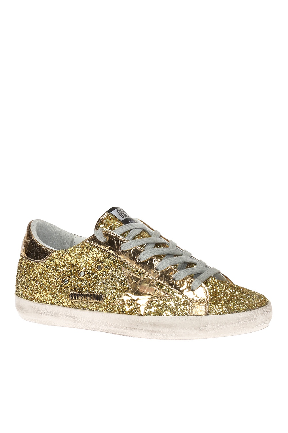 golden goose superstar gold glitter