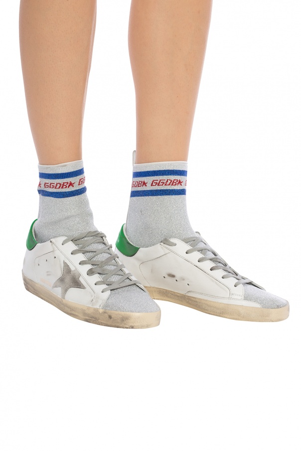 socks with golden goose sneakers