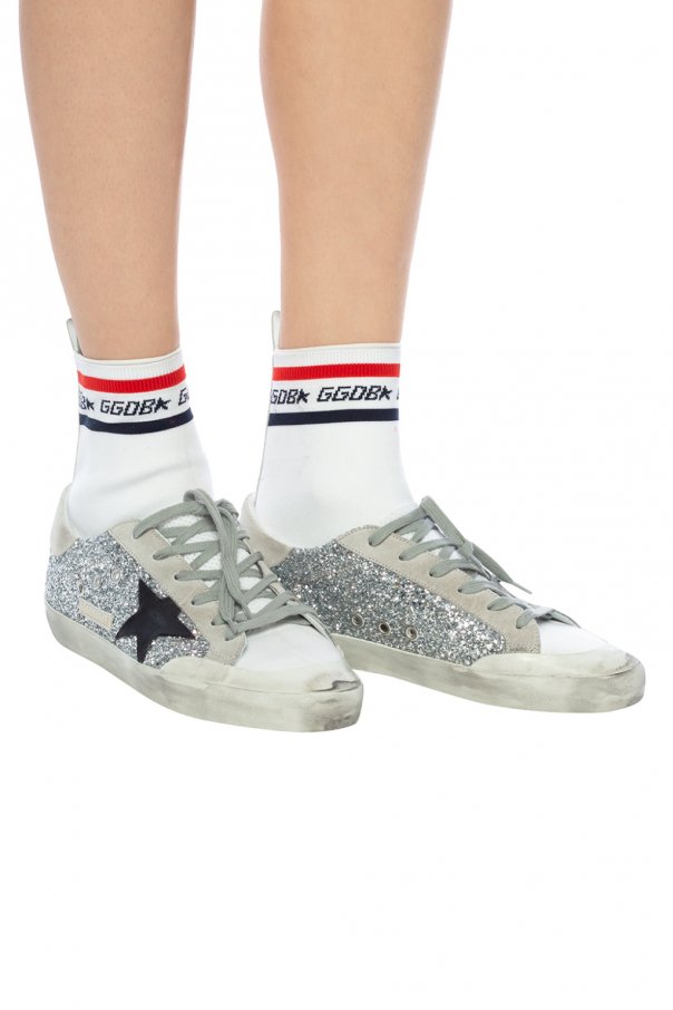 Goose Superstar Socks For Golden Goose Sneakers Socks With Golden