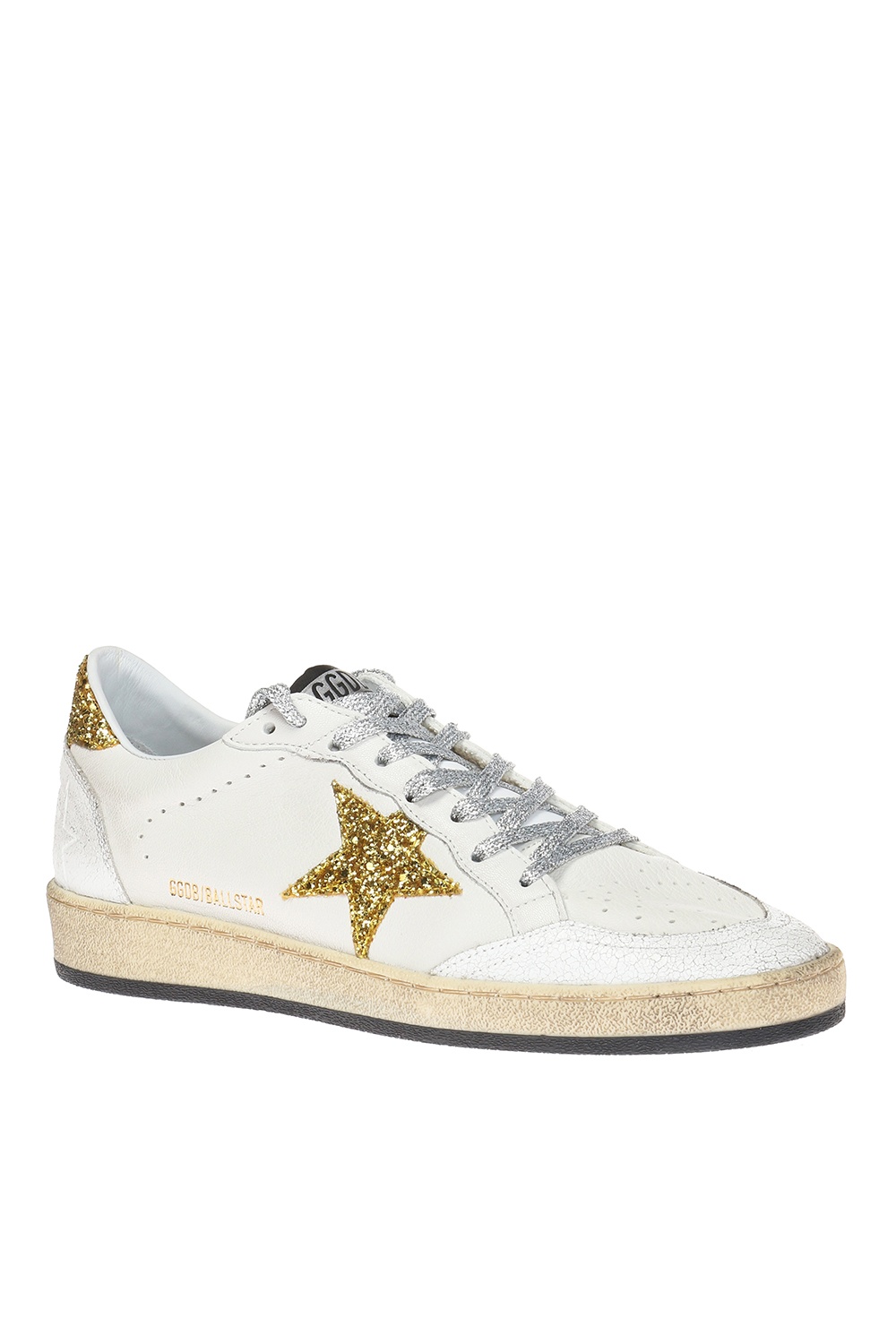 golden goose sneakers gold glitter star