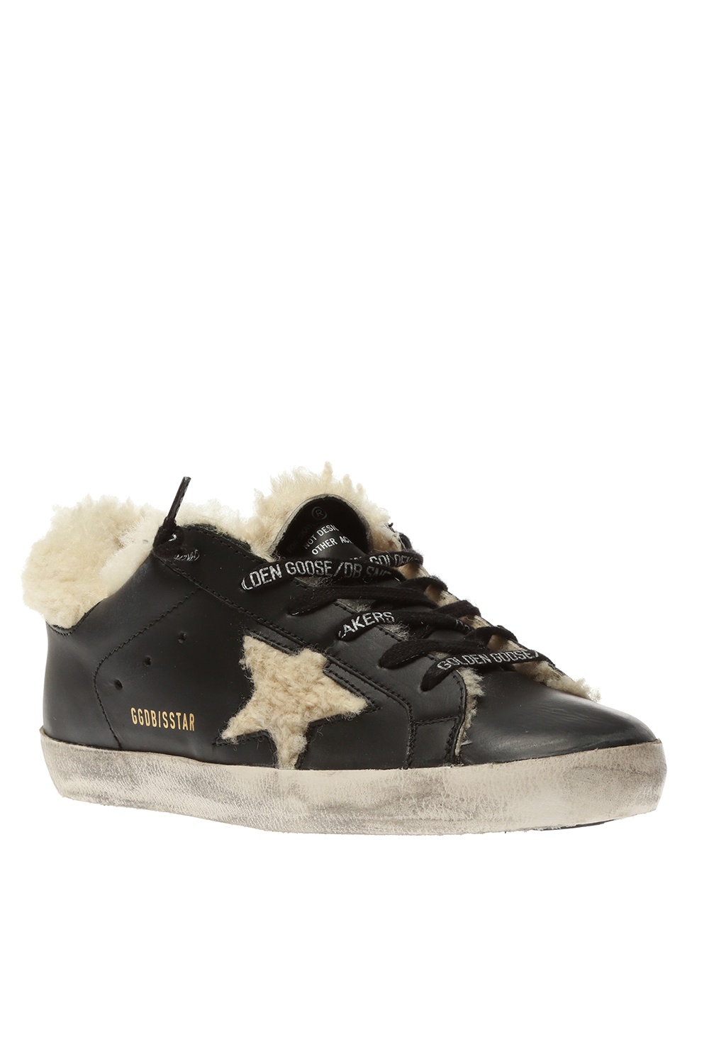 golden goose black leather