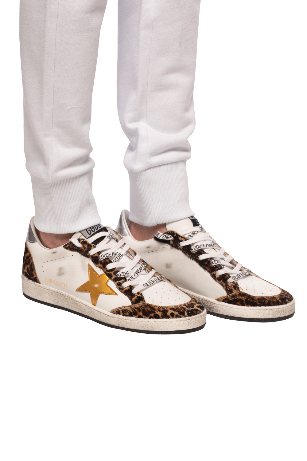 golden goose ball star leopard
