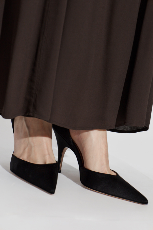 Gianvito Rossi Satin heeled shoes "Sofia"