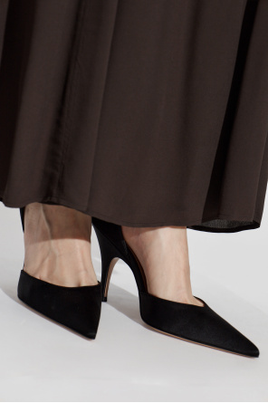 Satin heeled shoes "sofia" od Gianvito Rossi