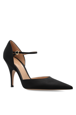 Gianvito Rossi Satin heeled shoes "Sofia"