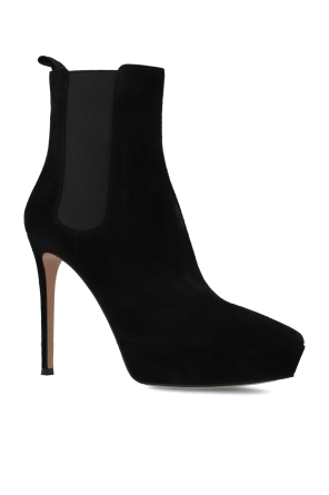 Gianvito Rossi Suede platform ankle boots