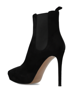 Gianvito Rossi Suede platform ankle boots