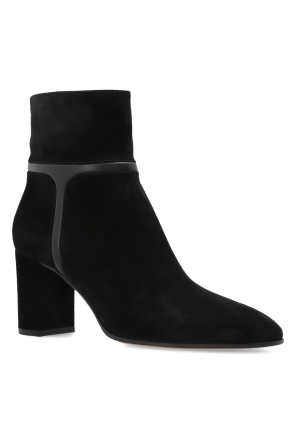 Gianvito Rossi Suede heeled ankle boots