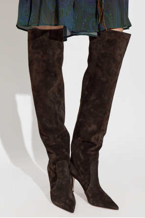 Suede heeled boots "hansen" od Gianvito Rossi