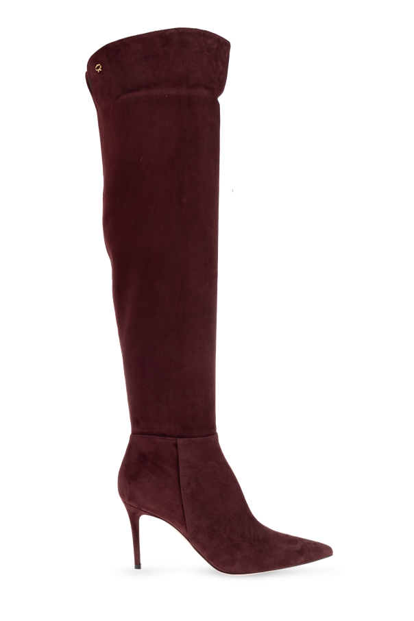 Leather heeled boots ‘Jules’ od Gianvito Rossi