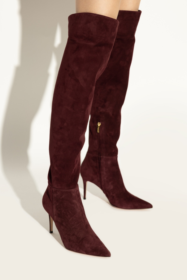 Gianvito Rossi Leather heeled boots ‘Jules’