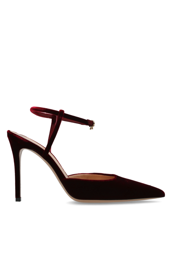 Velvet heeled shoes ‘Velsyra’ od Gianvito Rossi
