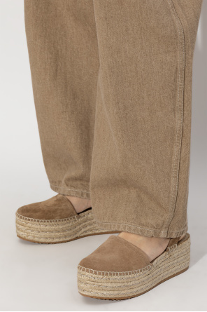 Suede platform shoes od Gianvito Rossi