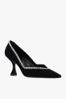 Stuart Weitzman BLACK ‘Gemcut Xcurve’ pumps