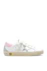 Golden Goose Kids WHITE ‘Super-Star Classic’ sneakers