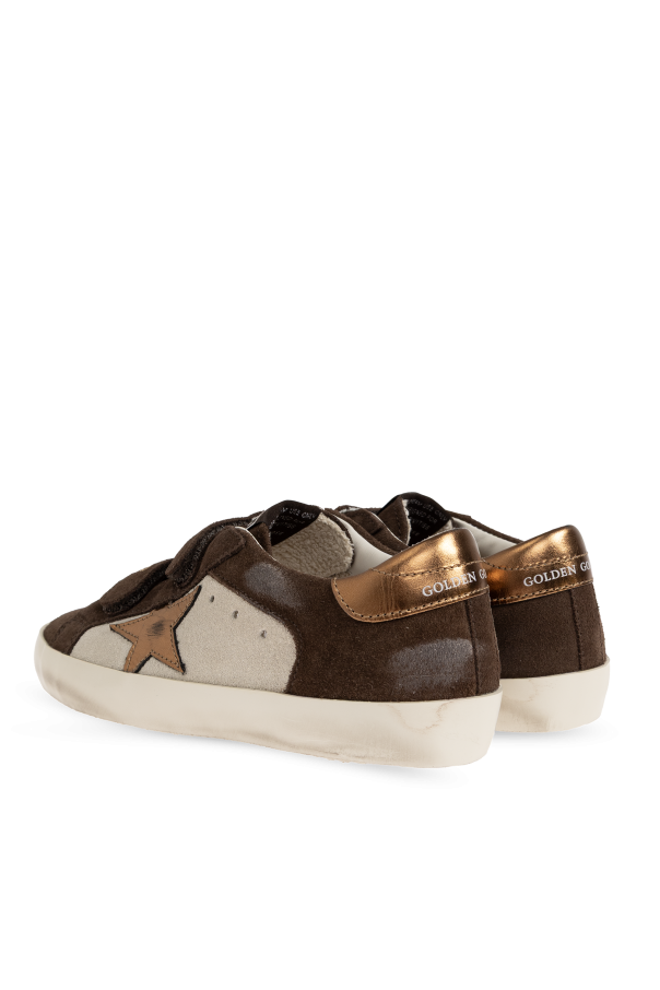 Golden Goose Kids Old School Double Quarter With Lis' sports shoes