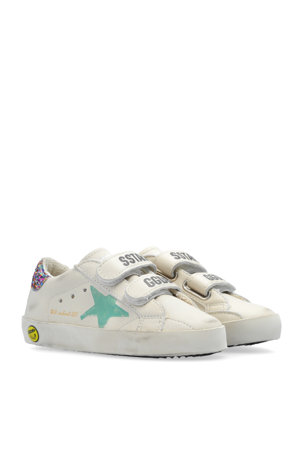 Golden Goose Kids Buty sportowe `Old School Witm Print Star`