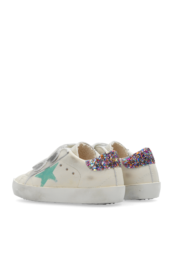 Golden Goose Kids Sneakers Old School Witm Print Star