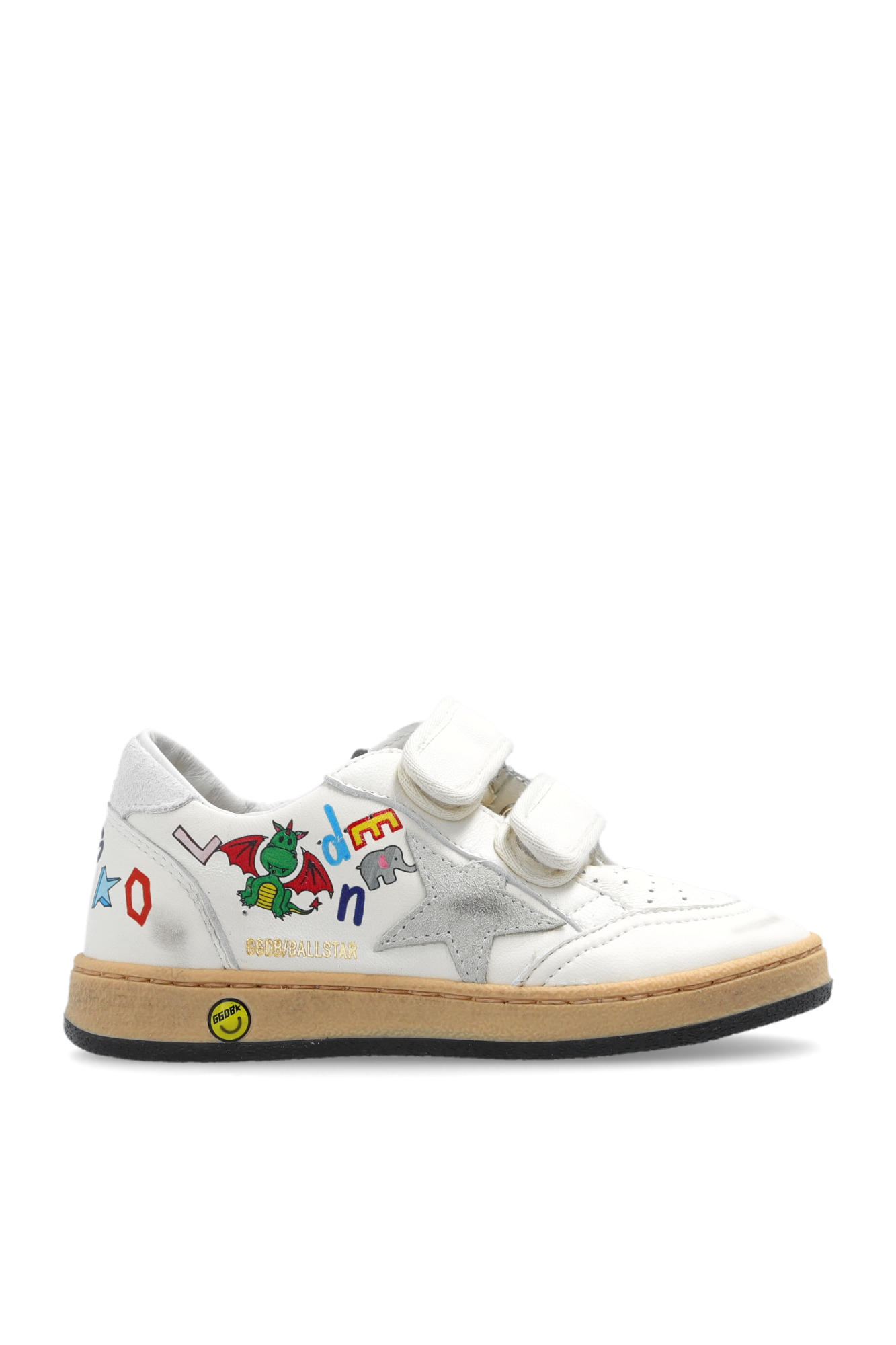 Nike blazer low 77 ps fruity graphics white strap kids casual shoes dq5089-181 ‘Ball Star Strap’ sneakers