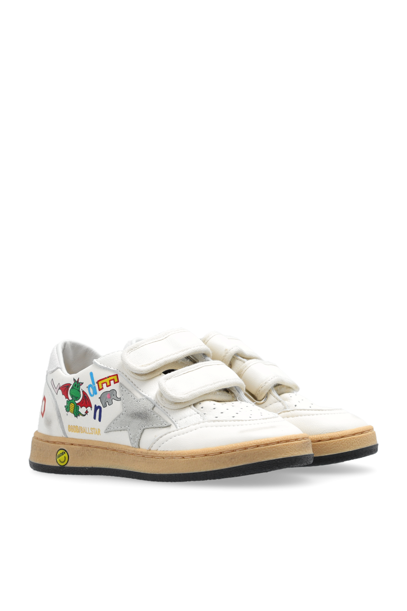 Nike blazer low 77 ps fruity graphics white strap kids casual shoes dq5089-181 ‘Ball Star Strap’ sneakers