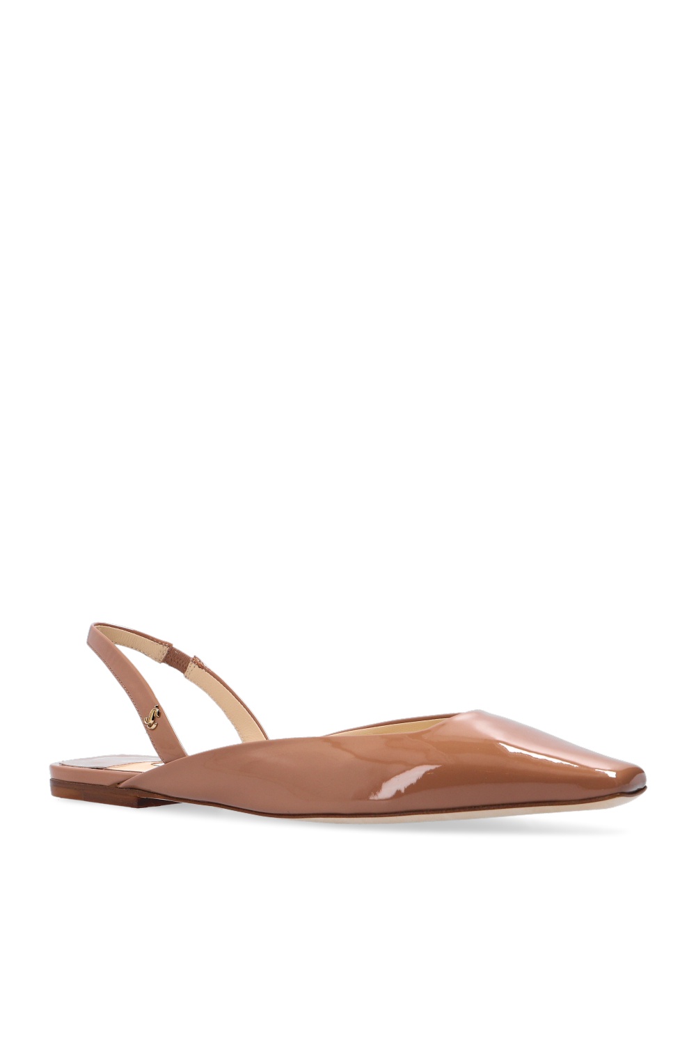 Jimmy Choo - Gini Flat Slingback Square Toe Ballerina Nude