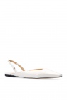 Jimmy Choo WHITE 'Gini' leather flats