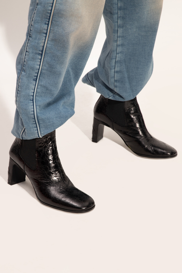 Diesel ‘D-GIOVE AB’ heeled ankle boots