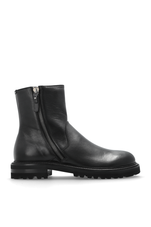 Leather ankle boots od Giorgio Armani