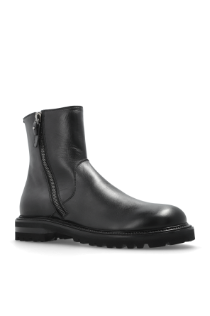 Giorgio Armani Leder-Stiefeletten