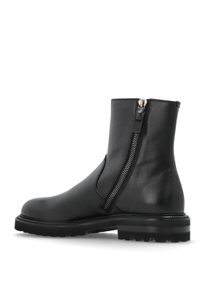 Giorgio Armani Leder-Stiefeletten
