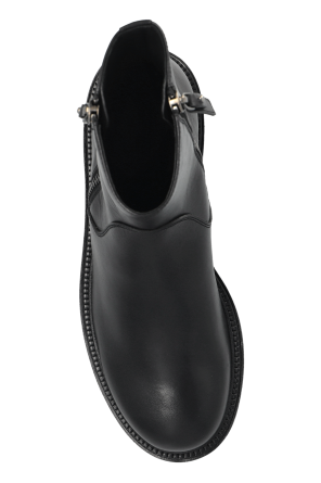 Giorgio Armani Leder-Stiefeletten