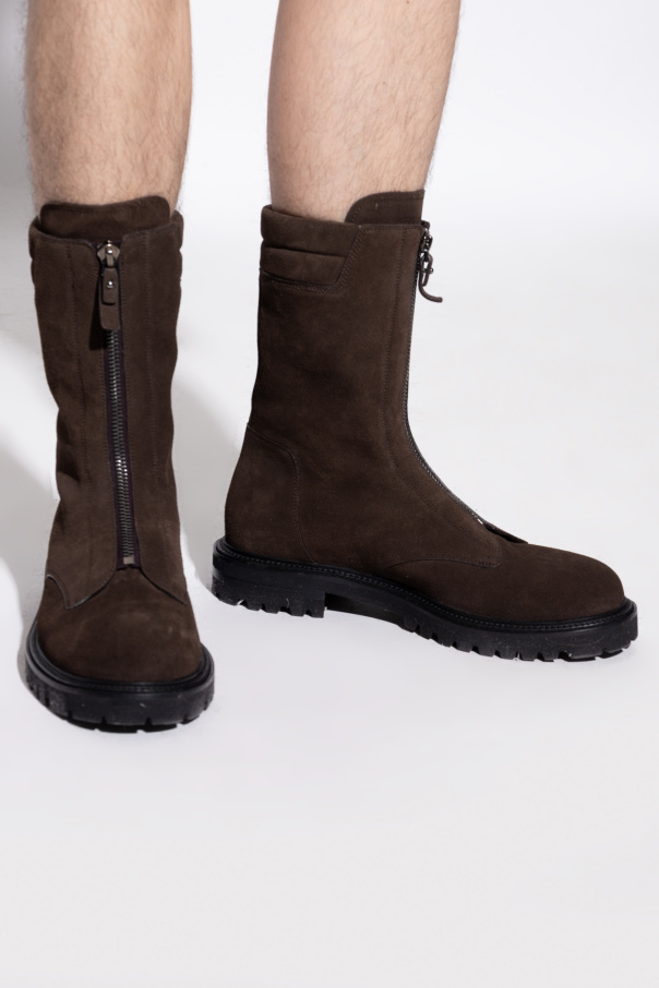 Giorgio Armani Wildlederschuhe