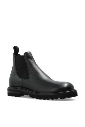 Giorgio Armani Leather Chelsea Boots