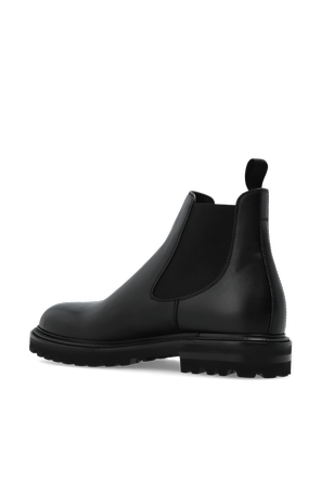 Giorgio Armani Leather Chelsea Boots