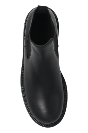 Giorgio Armani Leather Chelsea Boots