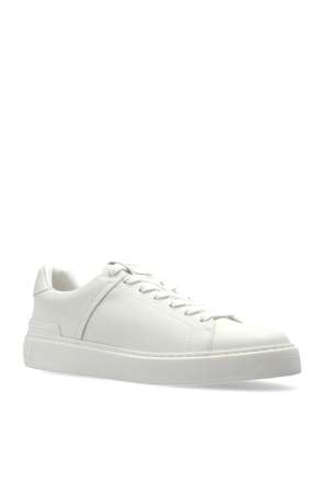 Balmain Leather sports shoes `B-Court`