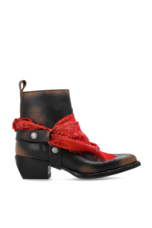 Leather heeled ankle boots ‘Debbie’ od Golden Goose