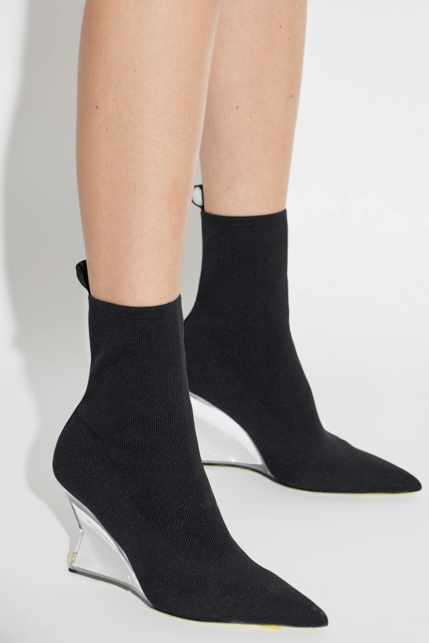 Balmain Wedge ankle boots