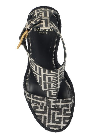 Balmain ‘Anthem’ wedge sandals