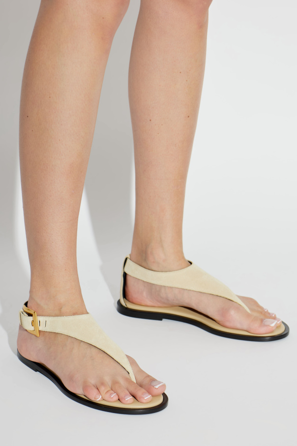 Balmain "Anthem" suede sandals