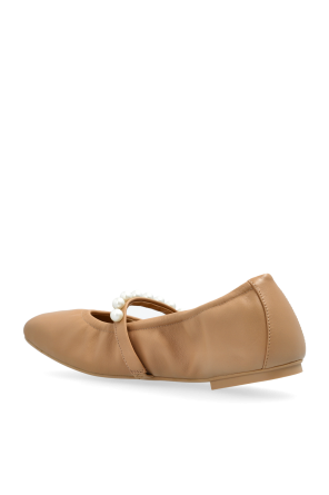 Stuart Weitzman Bailarinas de cuero Goldie