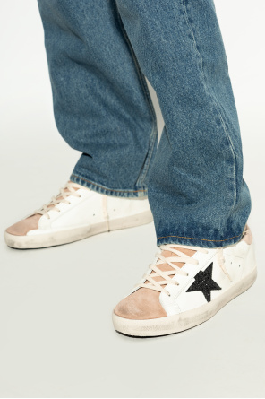 Buty sportowe `super-star classic with list` od Golden Goose