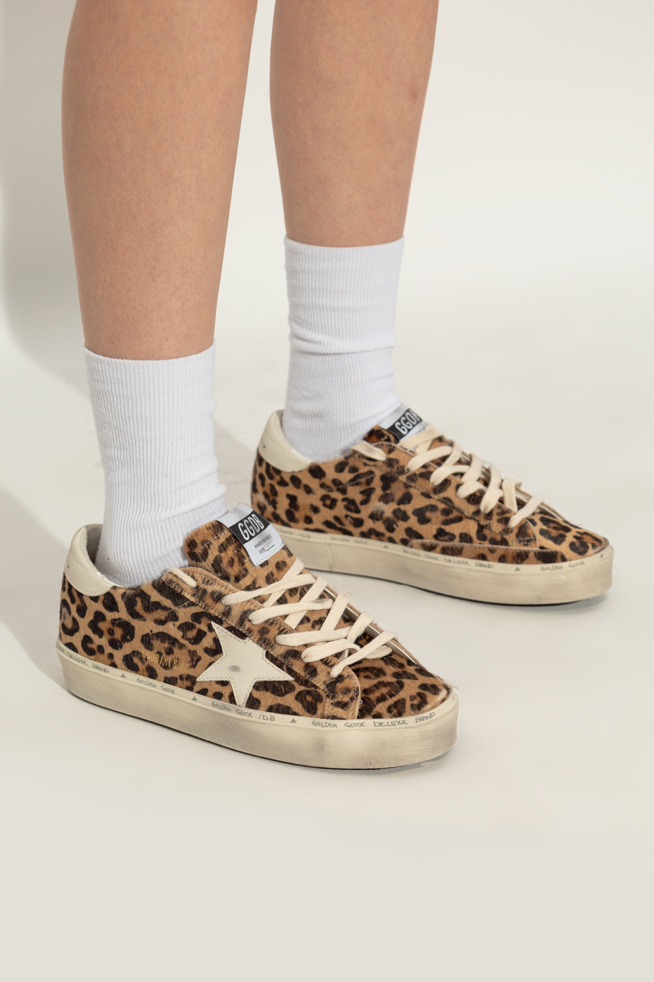 Brown Sneakers Hi Star Classic With List Golden Goose - Vitkac Italy