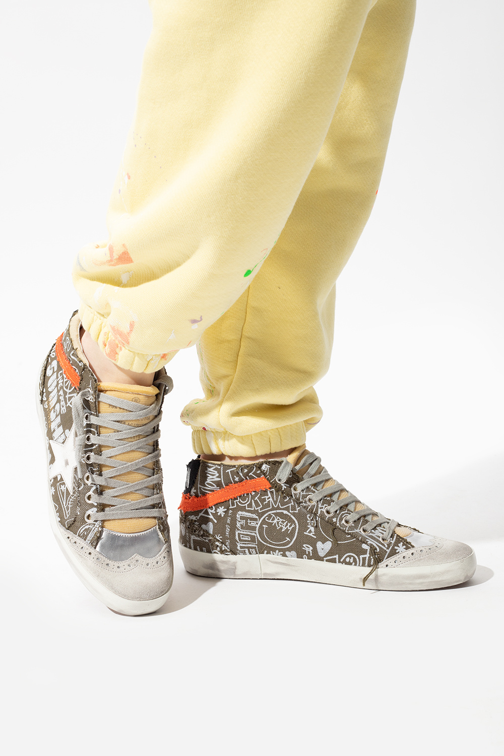 Golden Goose ‘Mid Star Classic’ high-top sneakers