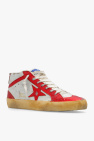 Golden Goose RED ‘Mid Star Classic’ high-top sneakers