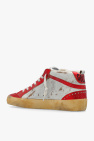 Golden Goose RED ‘Mid Star Classic’ high-top sneakers
